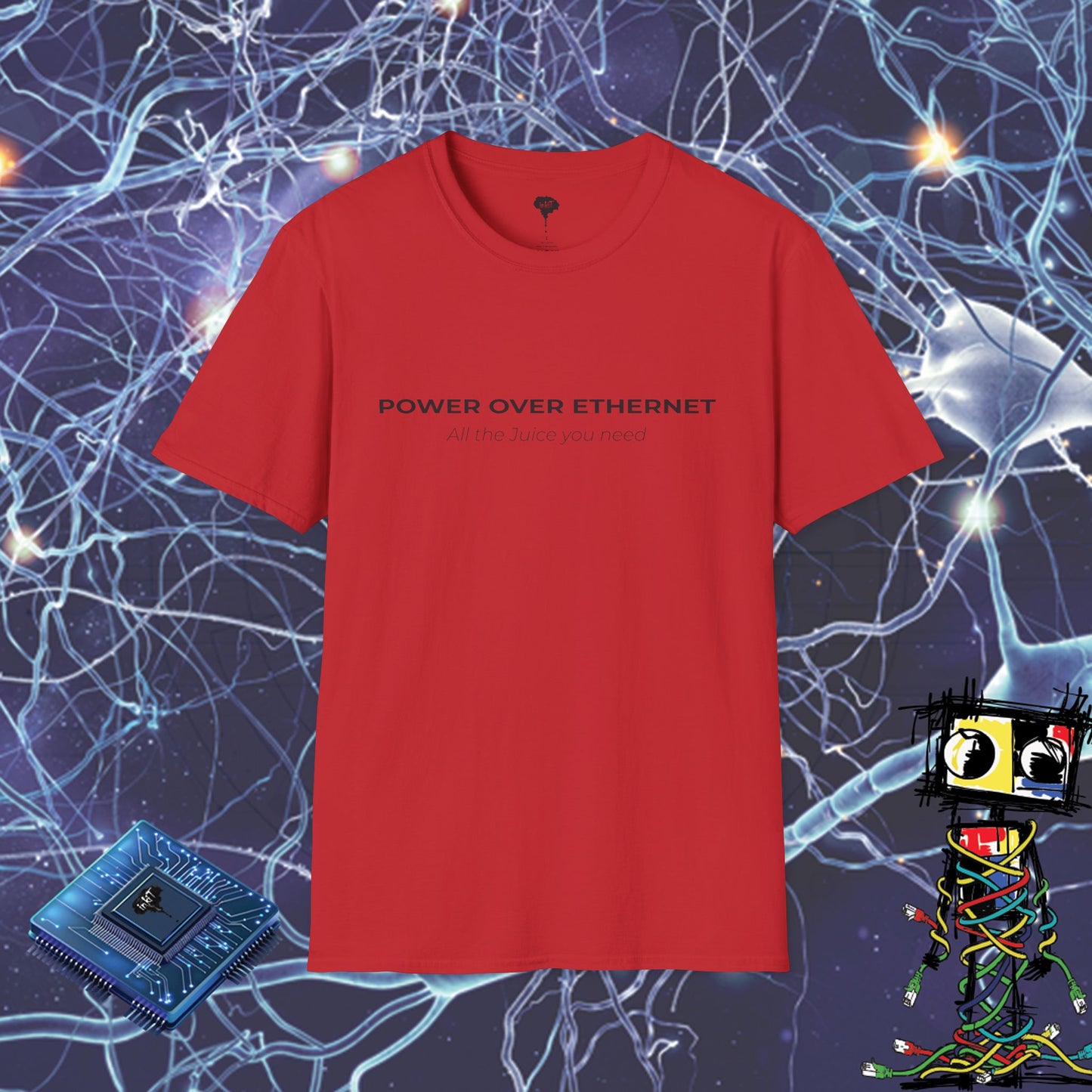 POWER OVER ETHERNET TSHIRT