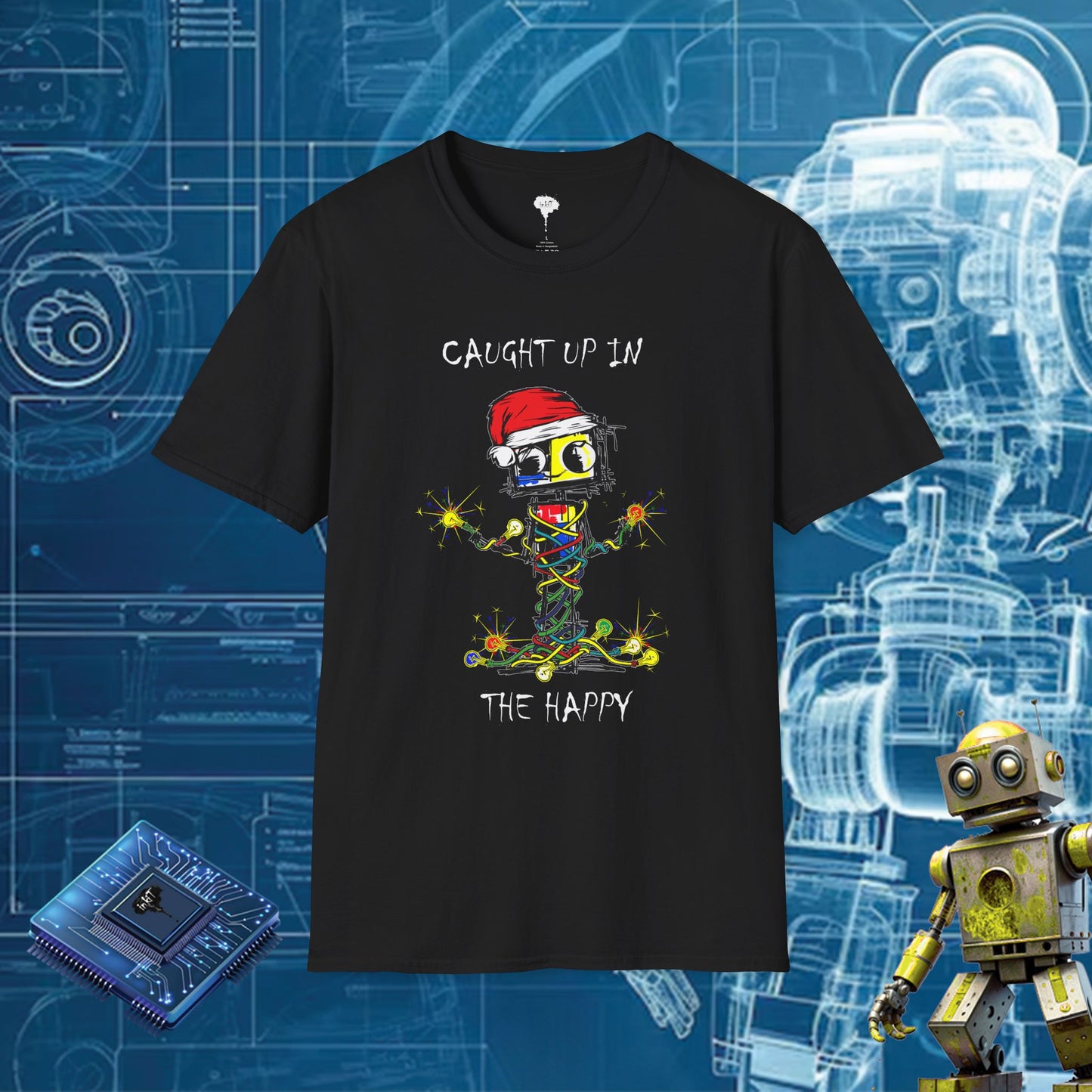 CAUGHT UP IN THE HAPPY TSHIRT