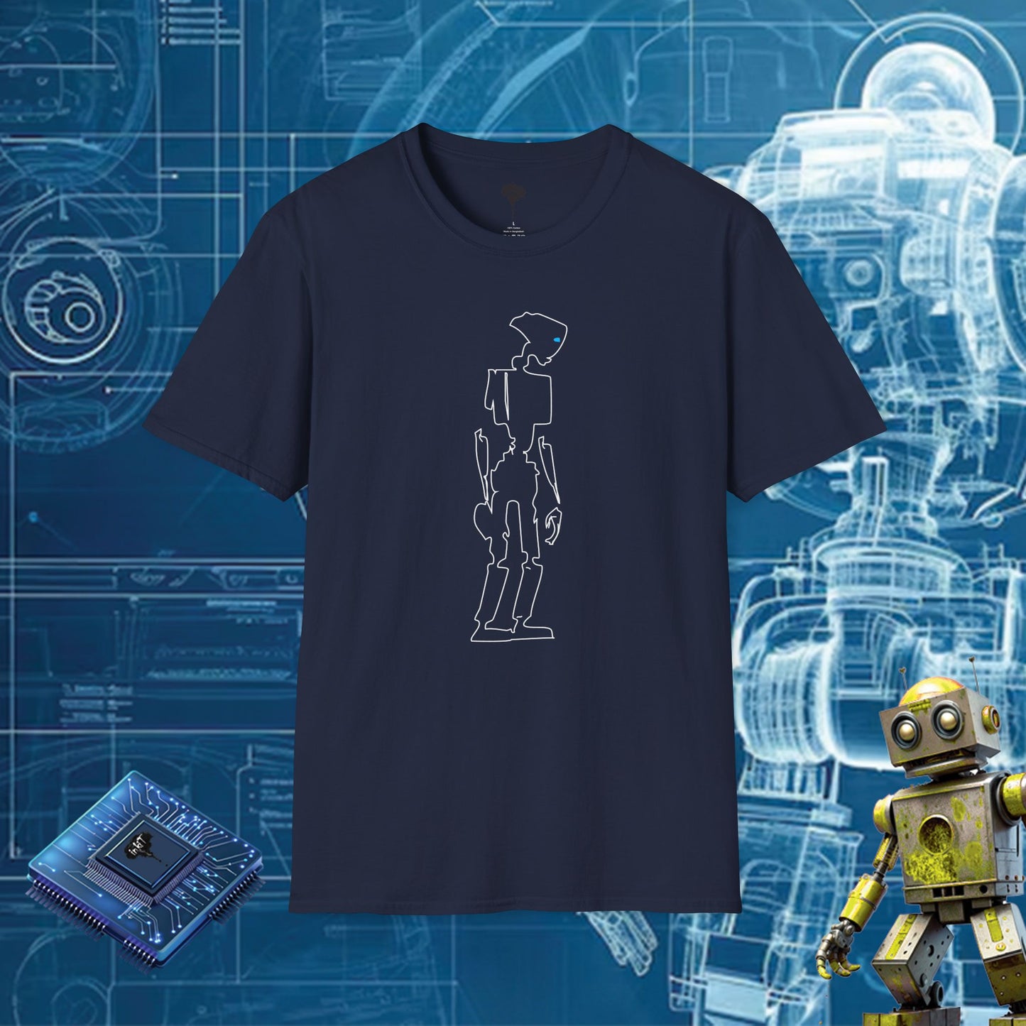 ROBOT OUTLINE TSHIRT