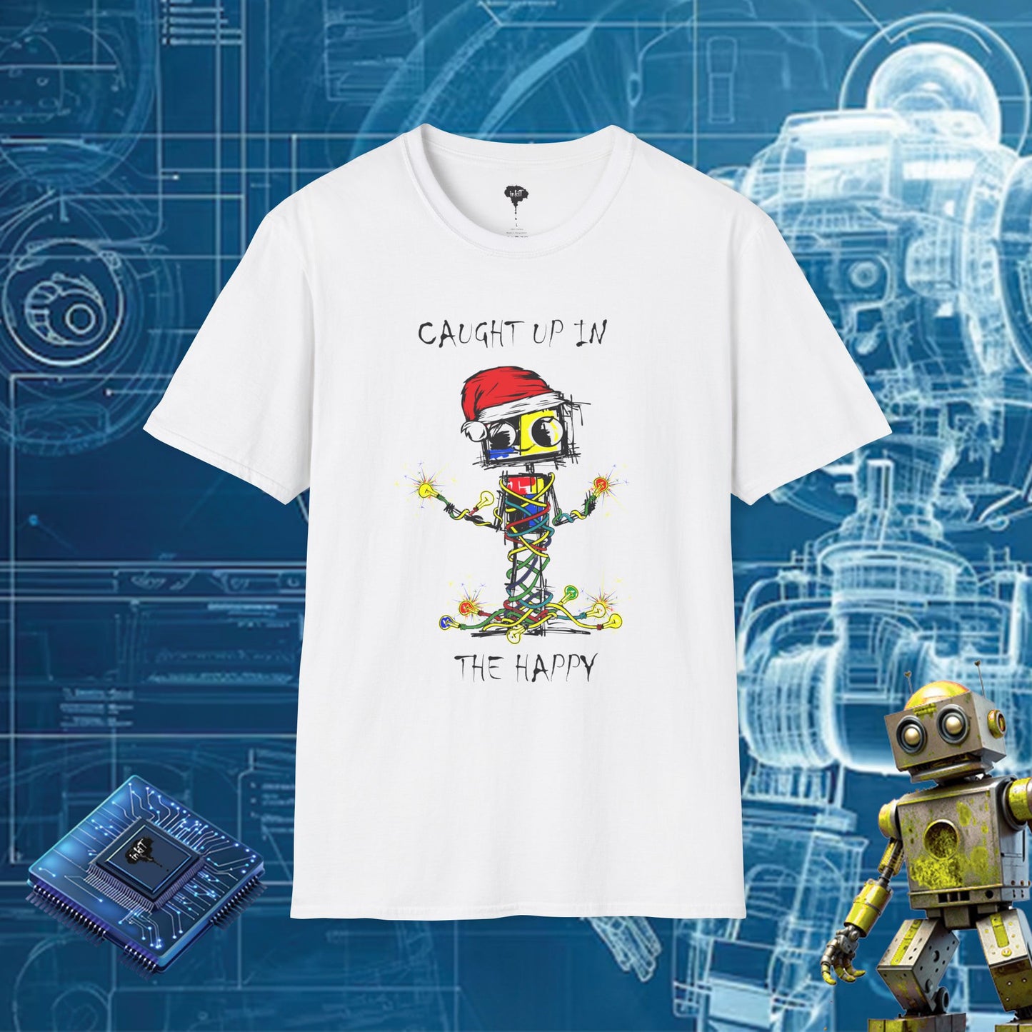 CAUGHT UP IN THE HAPPY TSHIRT