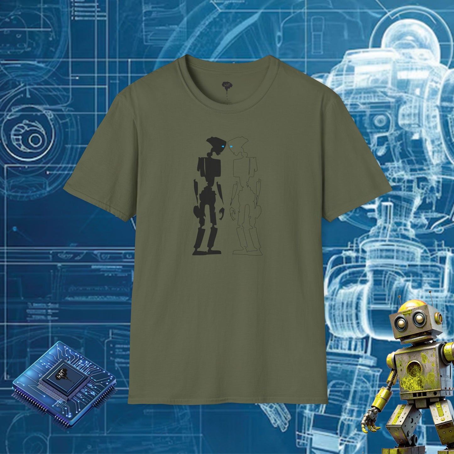ROBOT REFLECTION TSHIRT