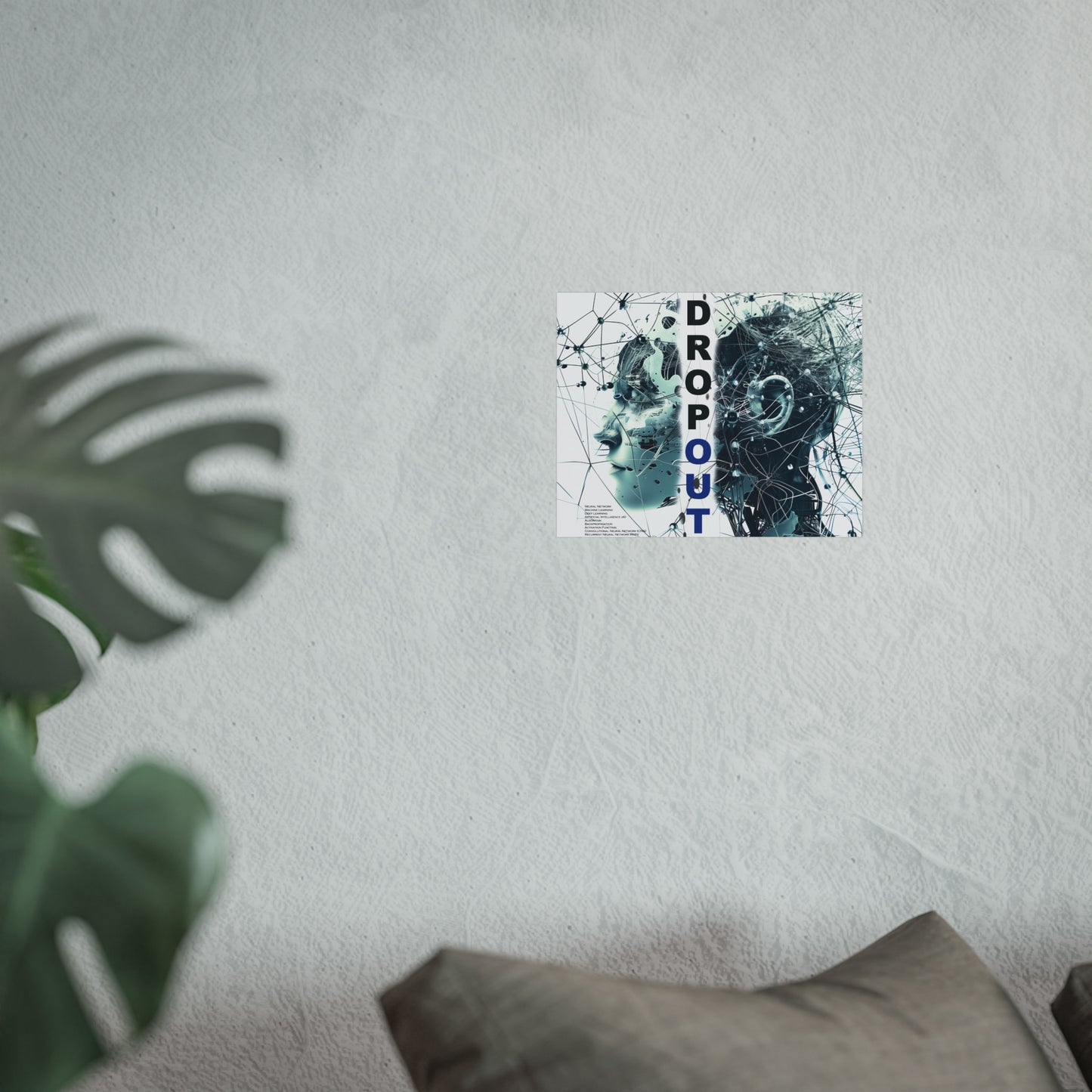 Poster — 'DROPOUT' Futuristic Art Print (Digital Mindscape Fine Art Poster)