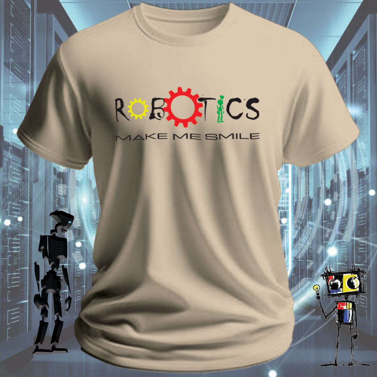 ROBOTICS MAKE ME SMILE TSHIRT
