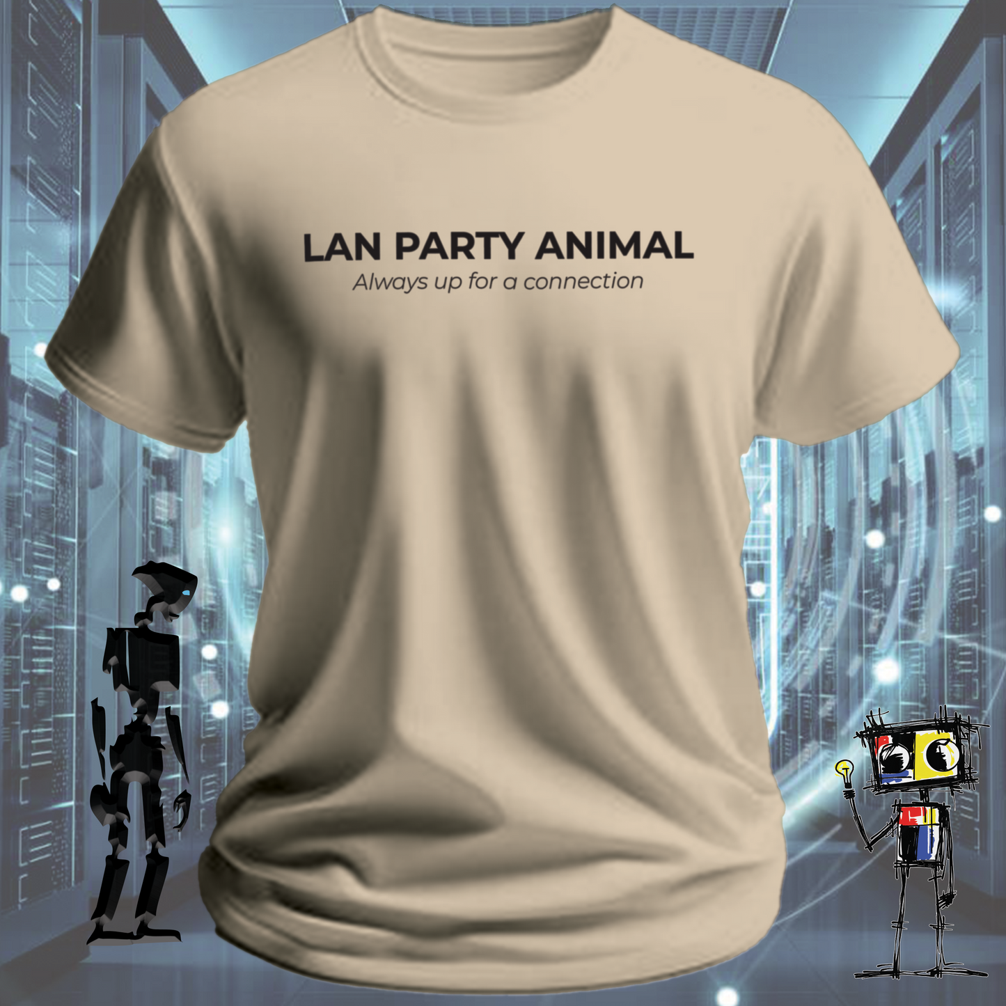 LAN PARTY ANIMAL TSHIRT