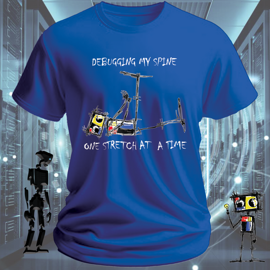 Debugging funny developer t-shirt for software engineers — inkit.design