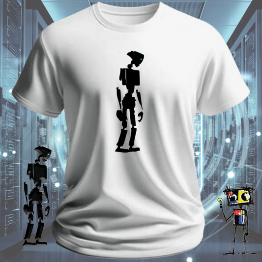 Robot classic graphic t-shirt for robotics fans and engineers — inkit.design