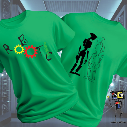 Robot Reflection Back graphic t-shirt from the inkit.design Roboto range — product detail