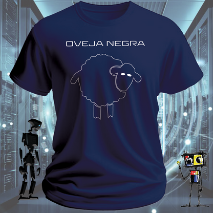 Oveja Negra 1 graphic t-shirt for the independently minded — flat lay | inkit.design