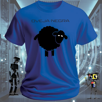 Oveja Negra 1 graphic t-shirt for the independently minded — close up | inkit.design