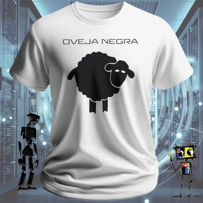 Oveja Negra 1 graphic t-shirt for the independently minded — back view | inkit.design