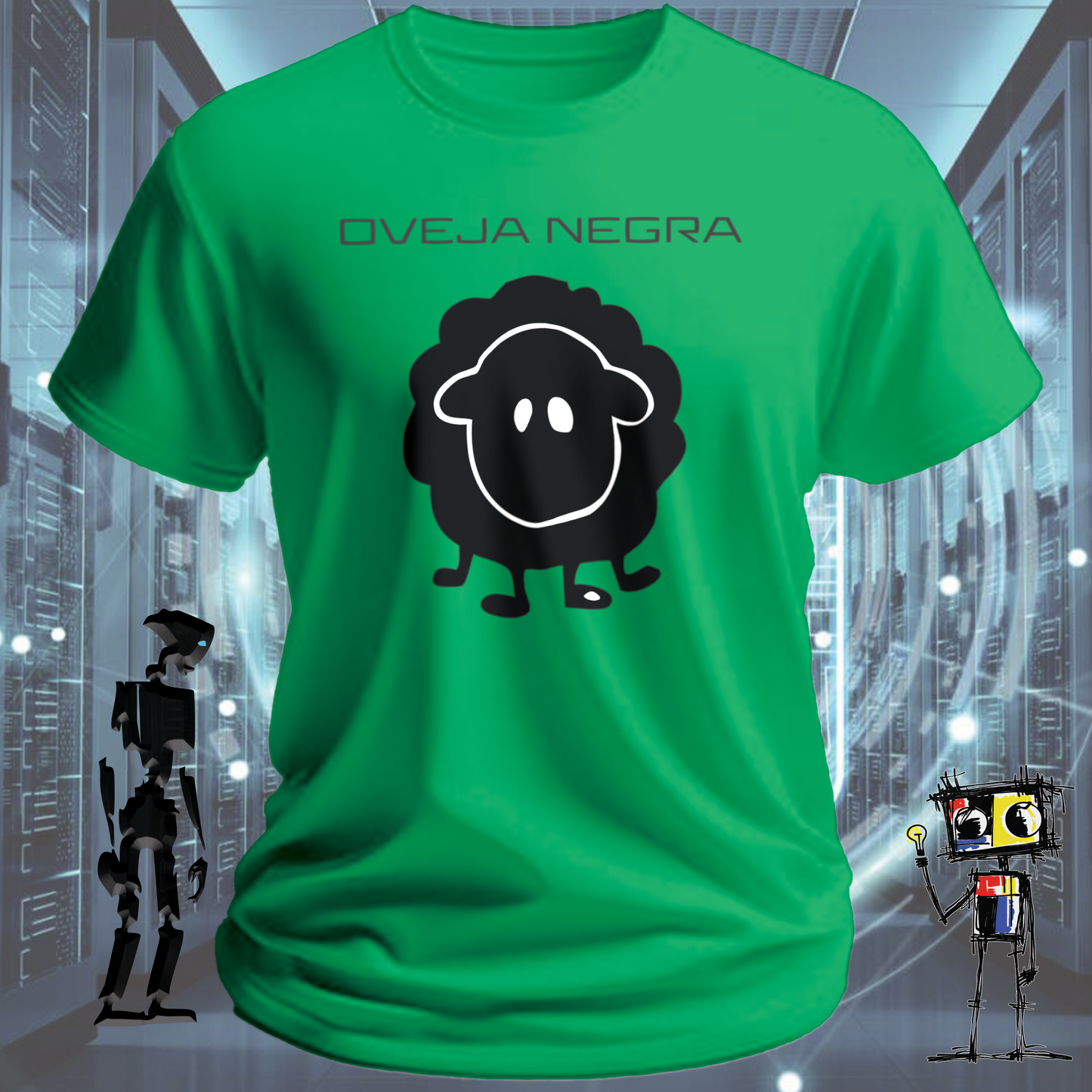 Oveja Negra 2 graphic t-shirt for the independently minded — studio shot | inkit.design
