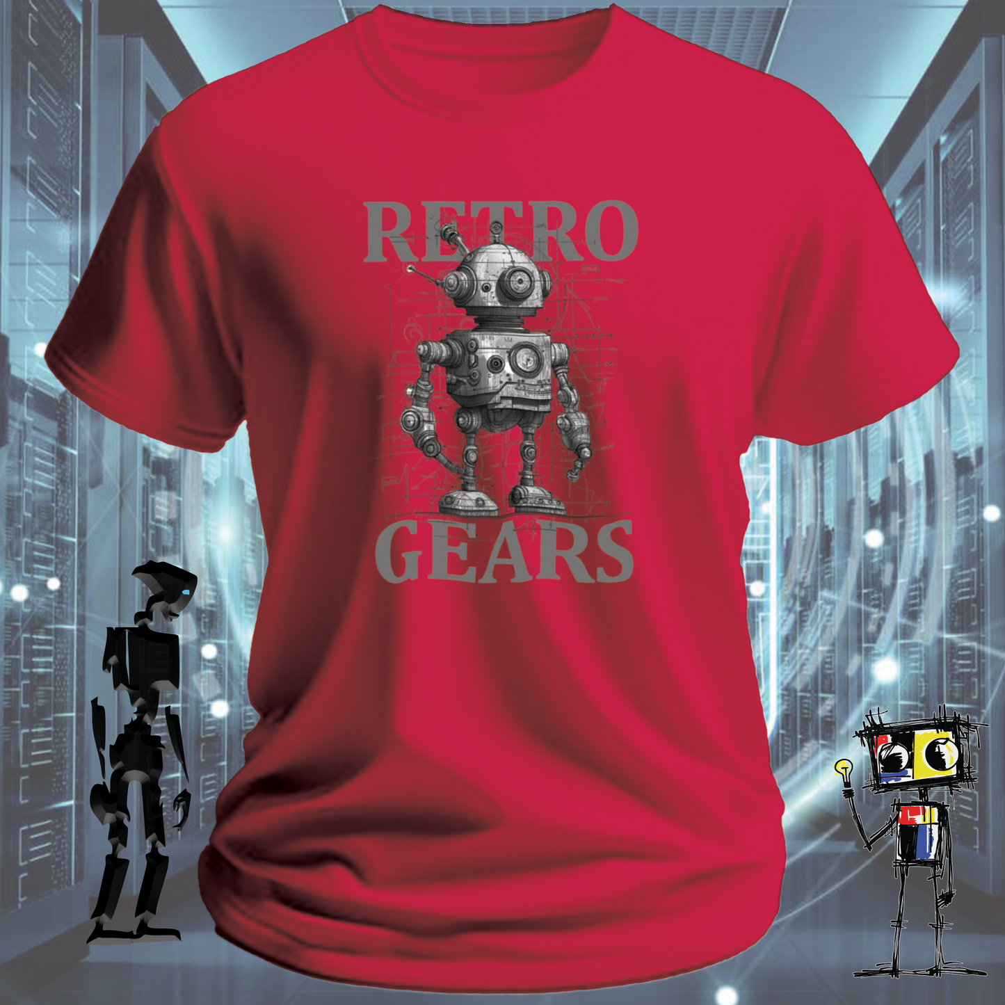 RETRO GEARS TSHIRT