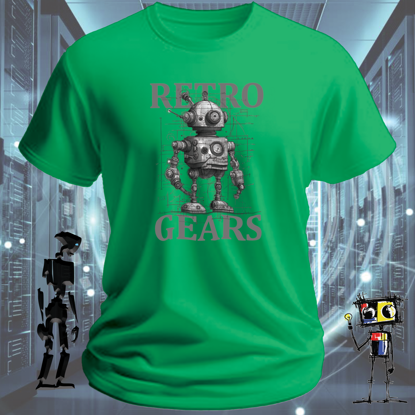RETRO GEARS TSHIRT