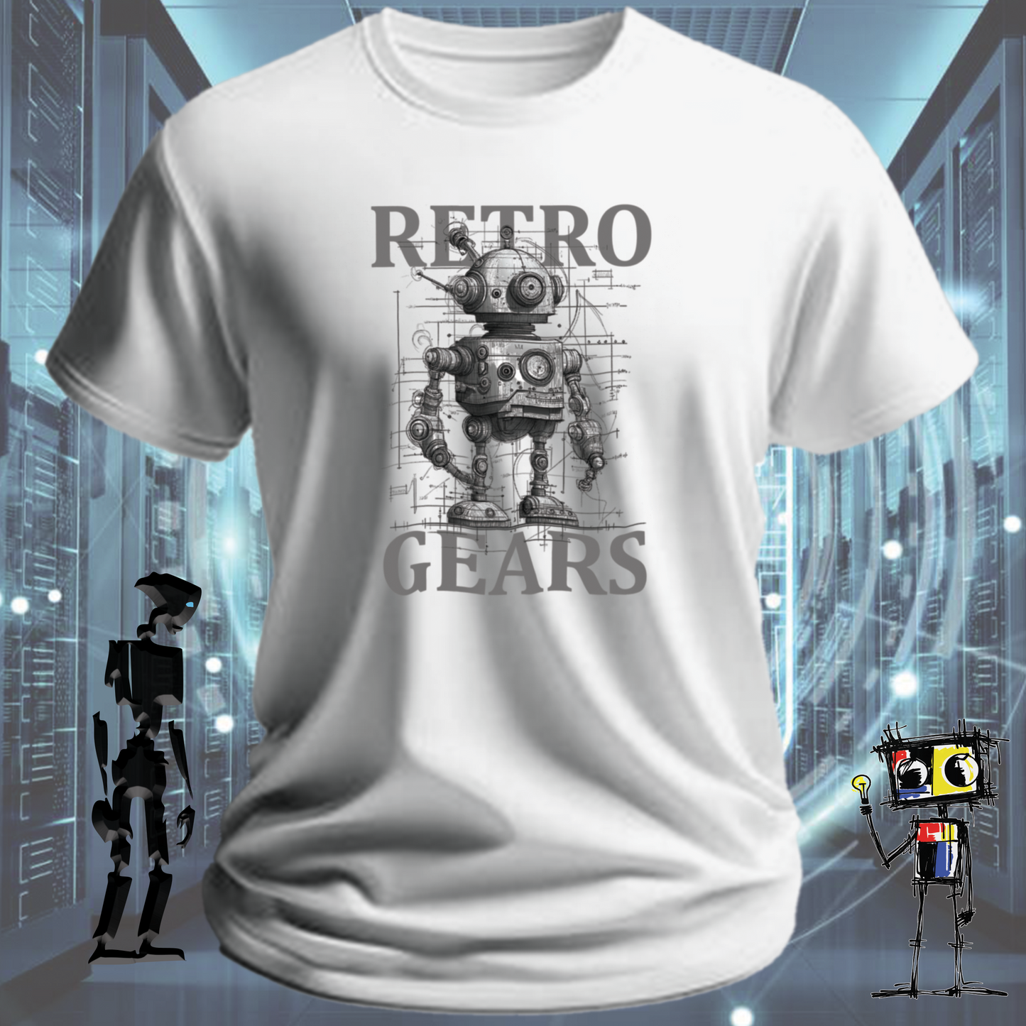RETRO GEARS TSHIRT