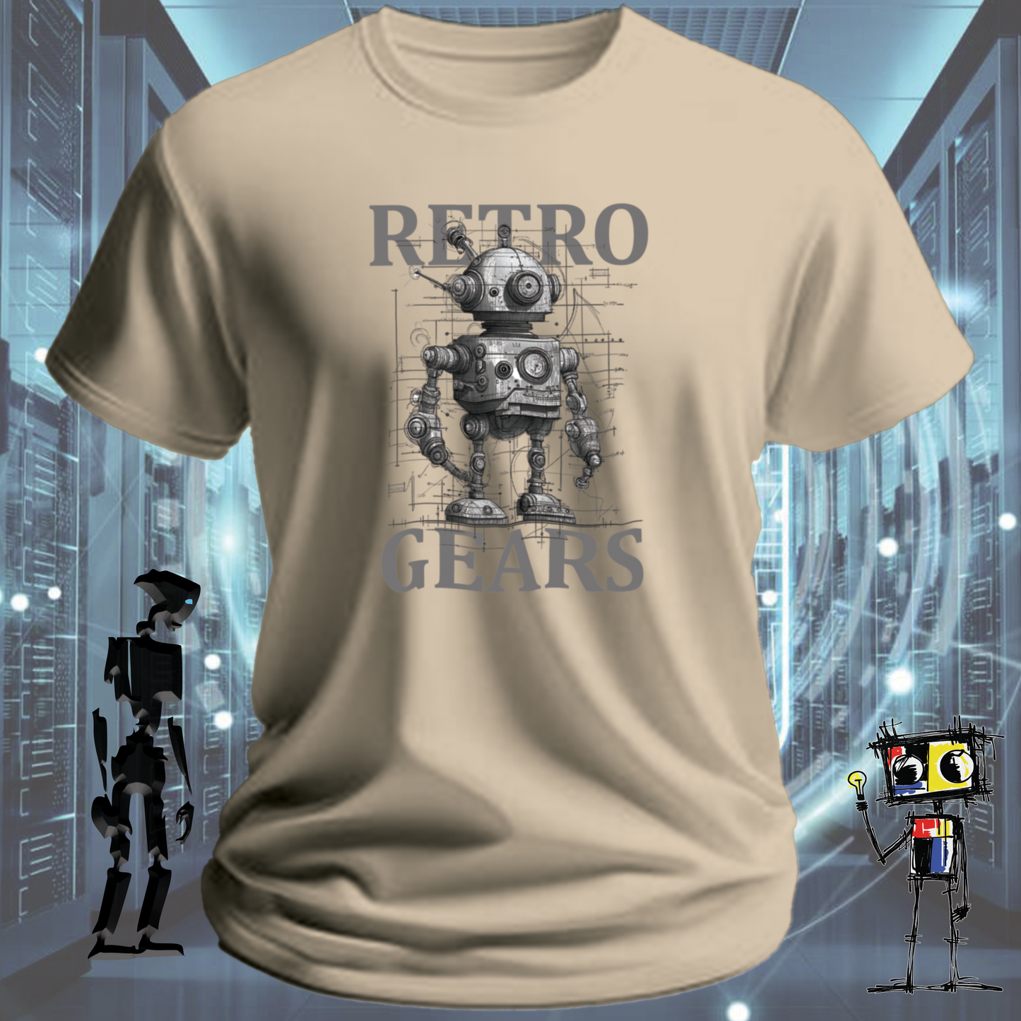 RETRO GEARS TSHIRT