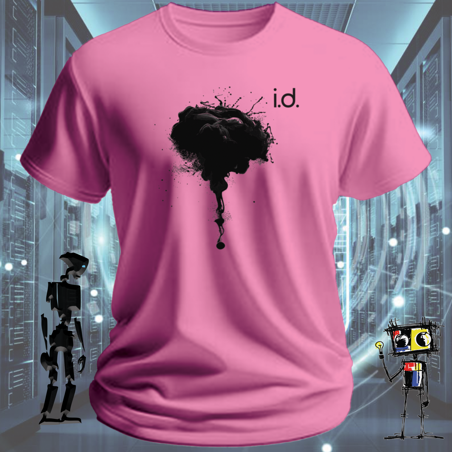 inkit.design logo graphic t-shirt from the i.d. identity range — product detail