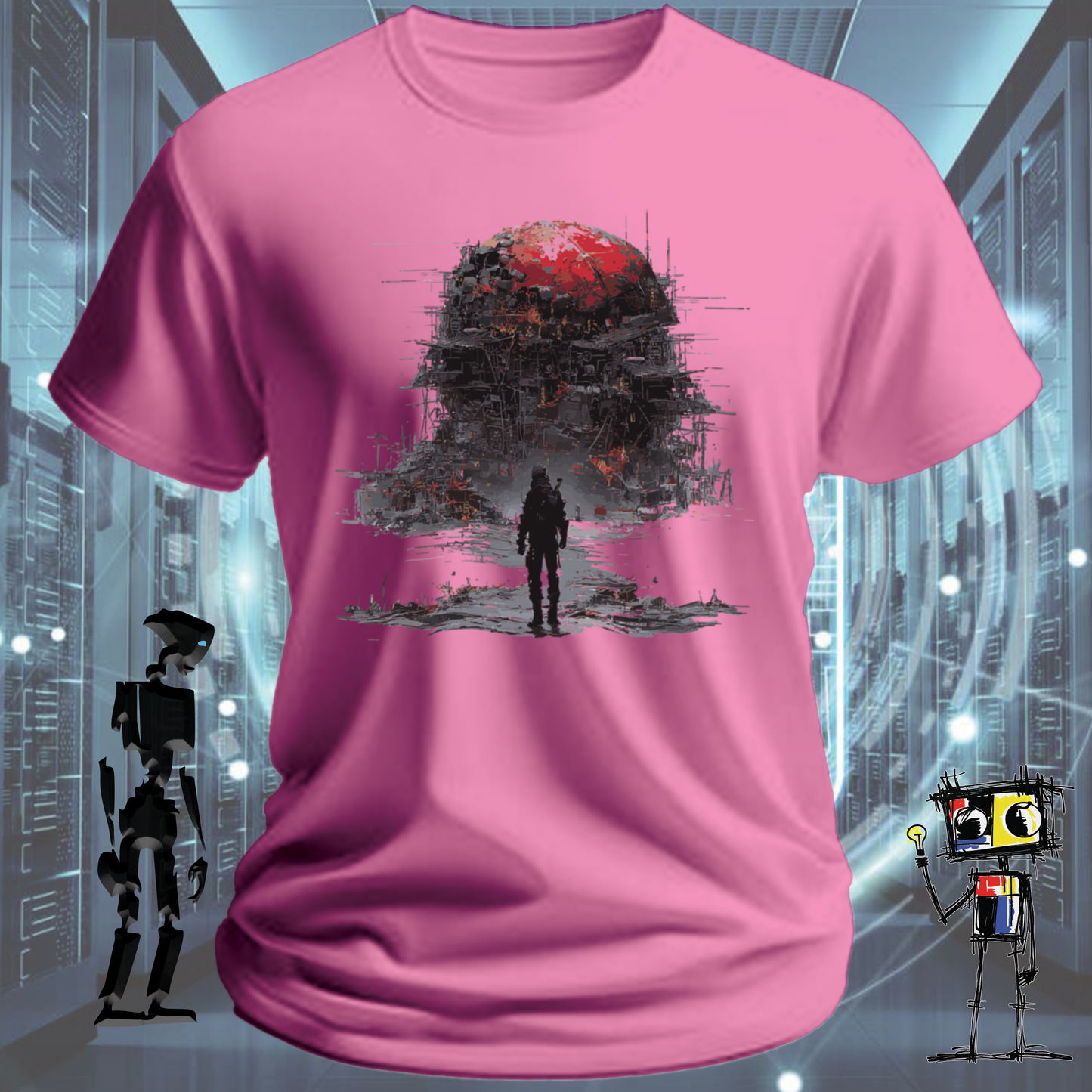 What's Left graphic t-shirt for IT professionals and developers — product detail | inkit.design