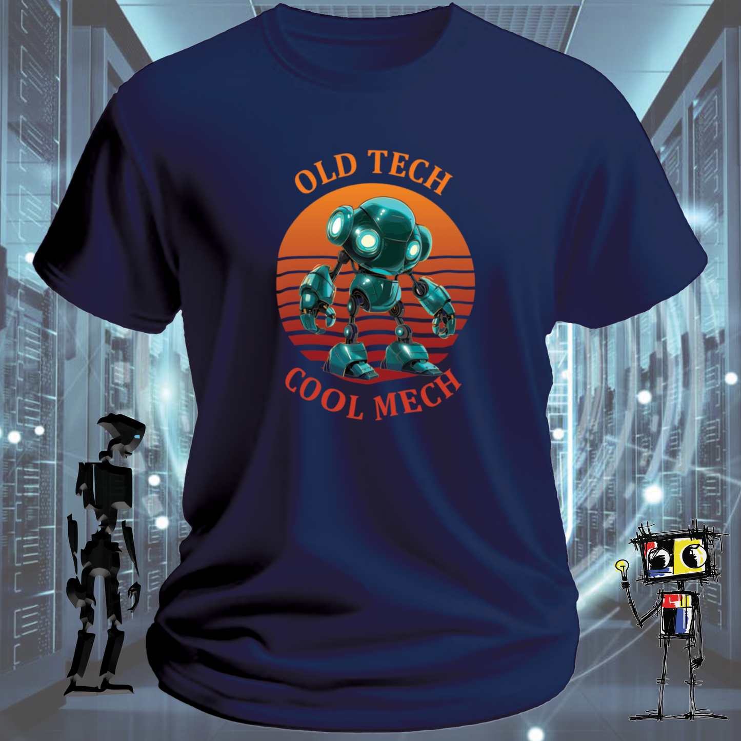 OLD TECH COOL MECH TSHIRT