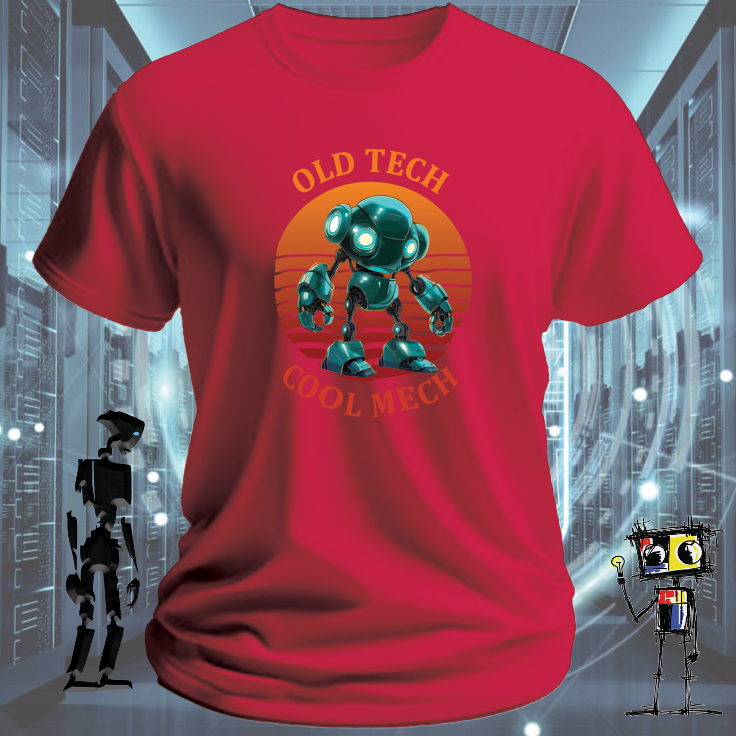 OLD TECH COOL MECH TSHIRT