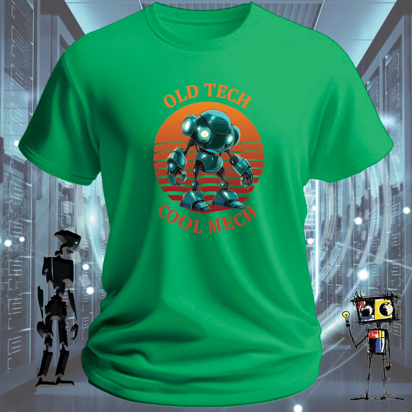 OLD TECH COOL MECH TSHIRT