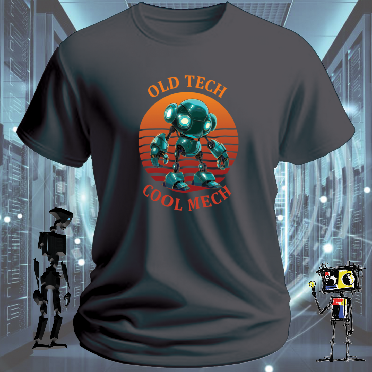 OLD TECH COOL MECH TSHIRT