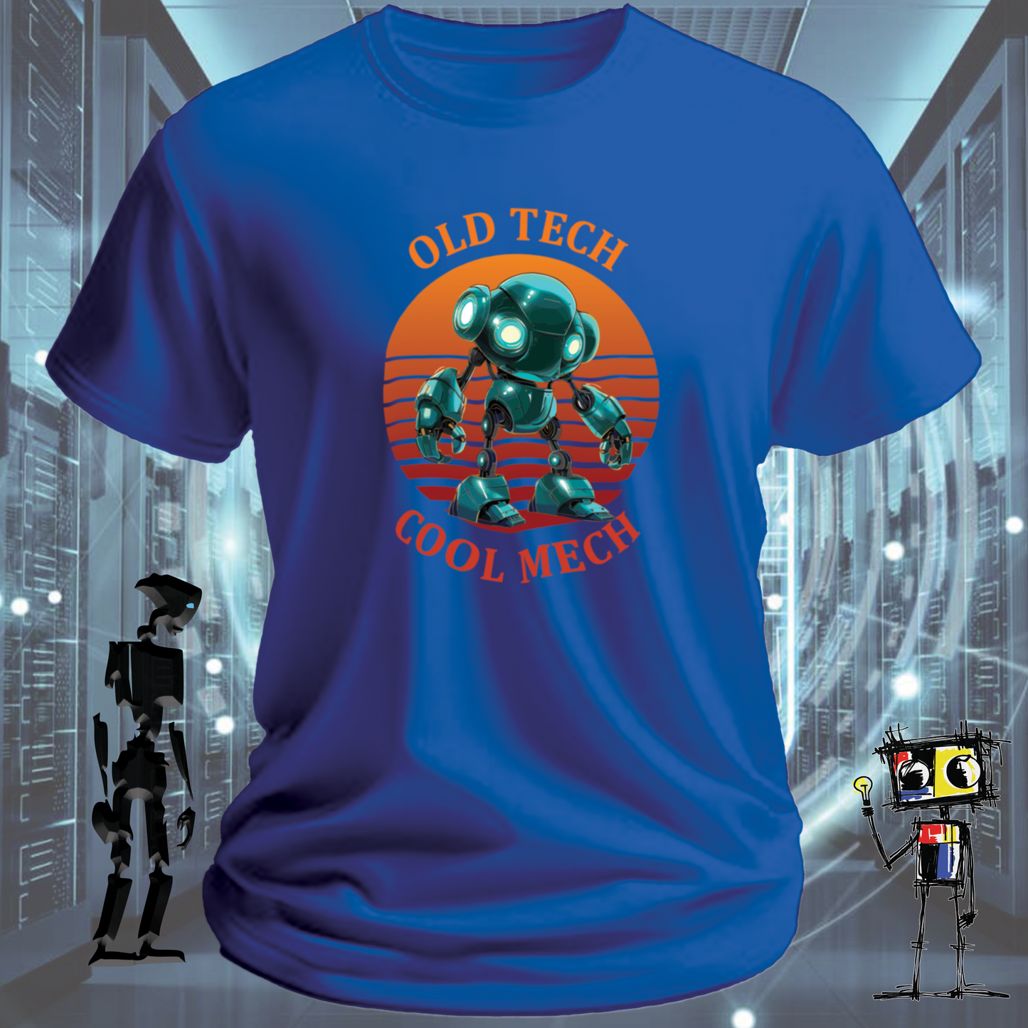 OLD TECH COOL MECH TSHIRT