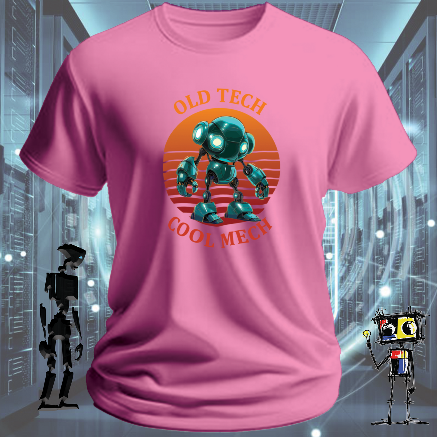 OLD TECH COOL MECH TSHIRT