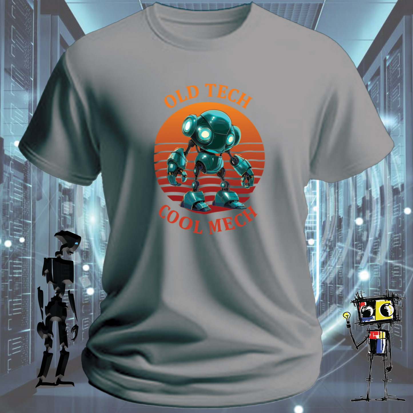 OLD TECH COOL MECH TSHIRT