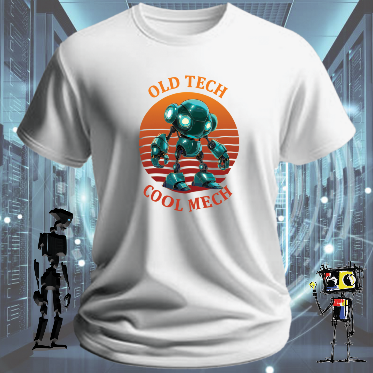 OLD TECH COOL MECH TSHIRT