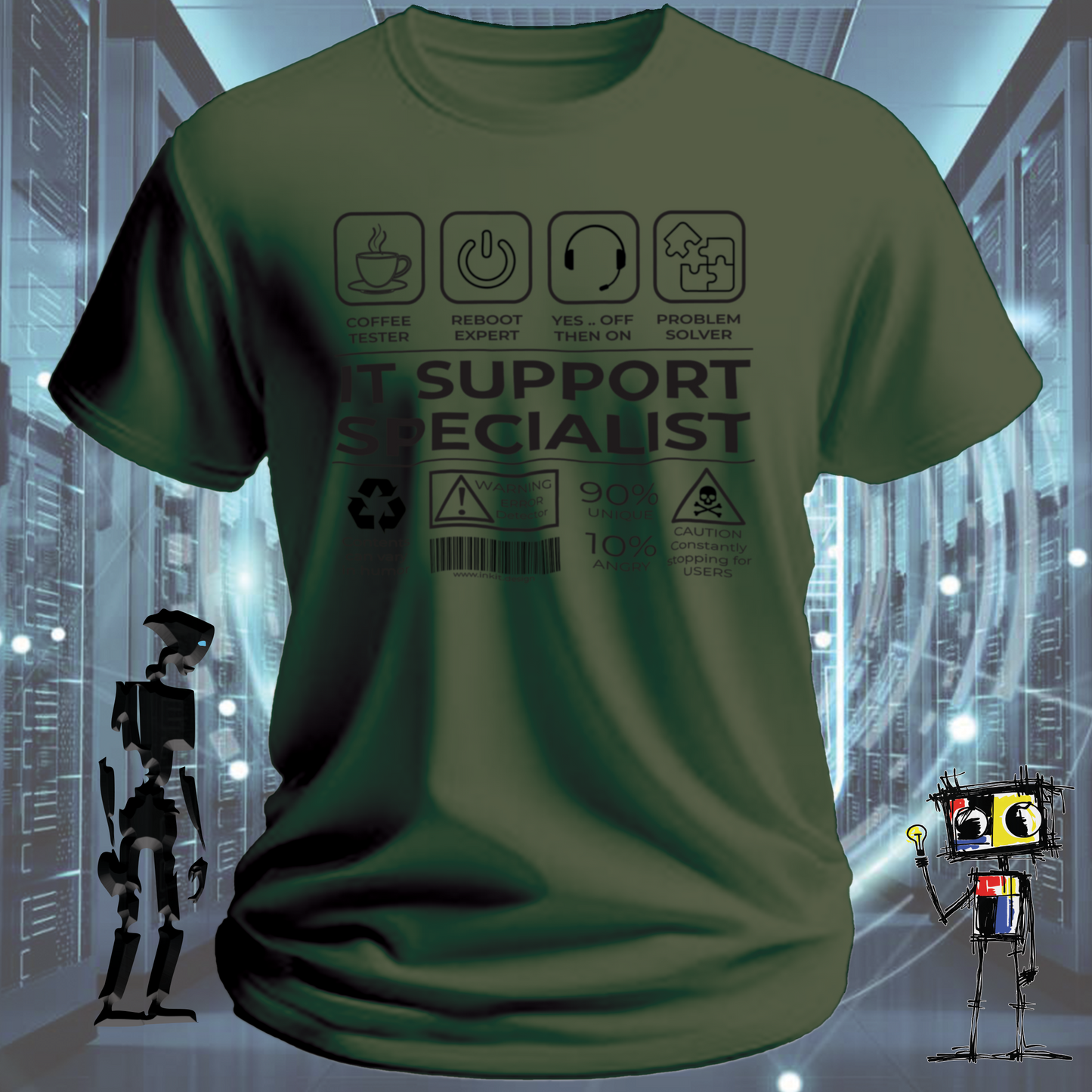 IT SUPPORT SPECIALIST TSHIRT