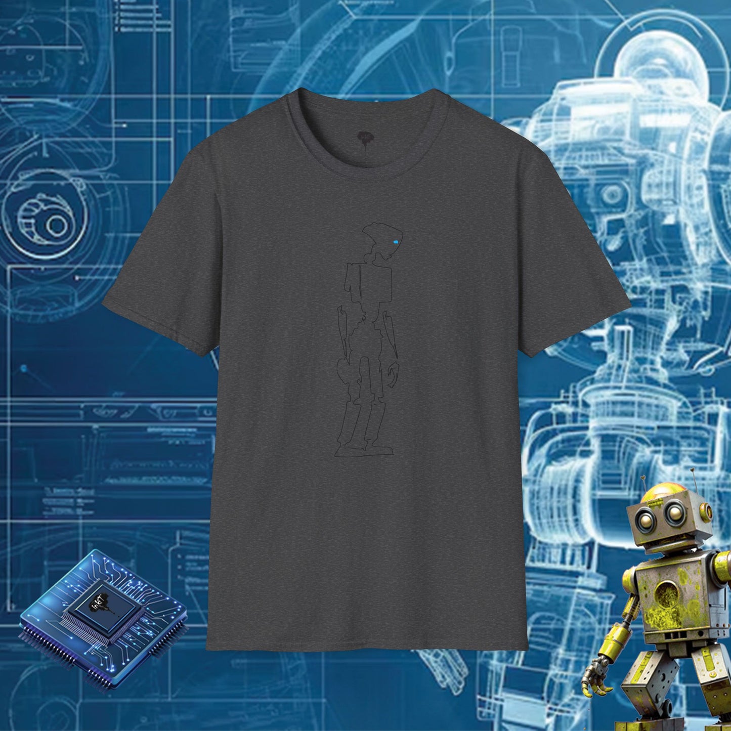 ROBOT OUTLINE TSHIRT