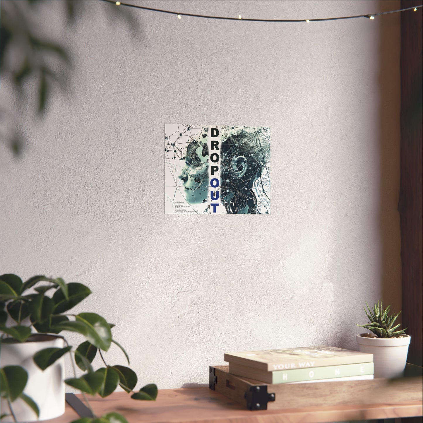 Poster — 'DROPOUT' Futuristic Art Print (Digital Mindscape Fine Art Poster)