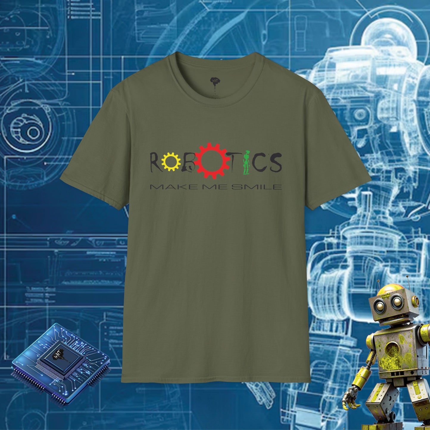 ROBOTICS MAKE ME SMILE TSHIRT