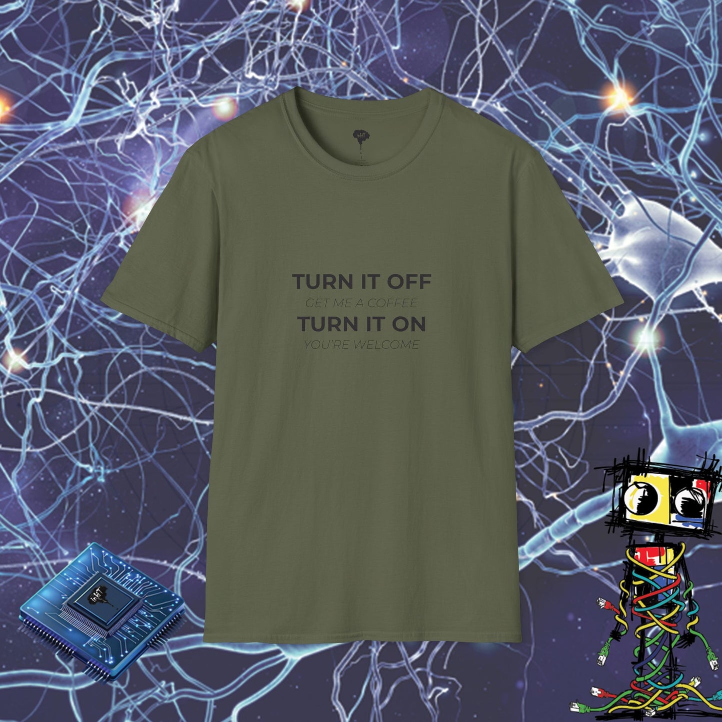 TURN OFF TURN ON TSHIRT