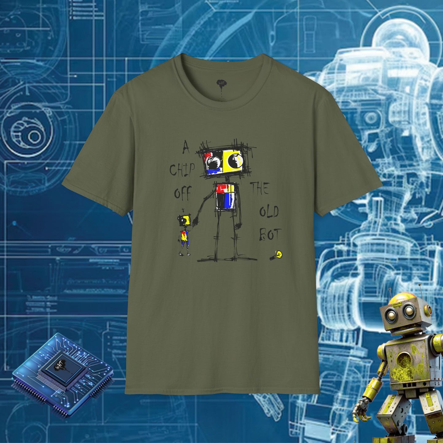 CHIP ROBOT TSHIRT