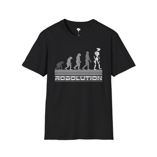 ROBOLUTION GREY SUNSET TSHIRT