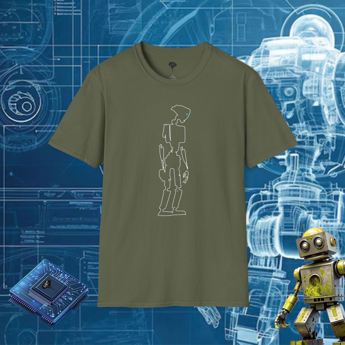 ROBOT OUTLINE TSHIRT
