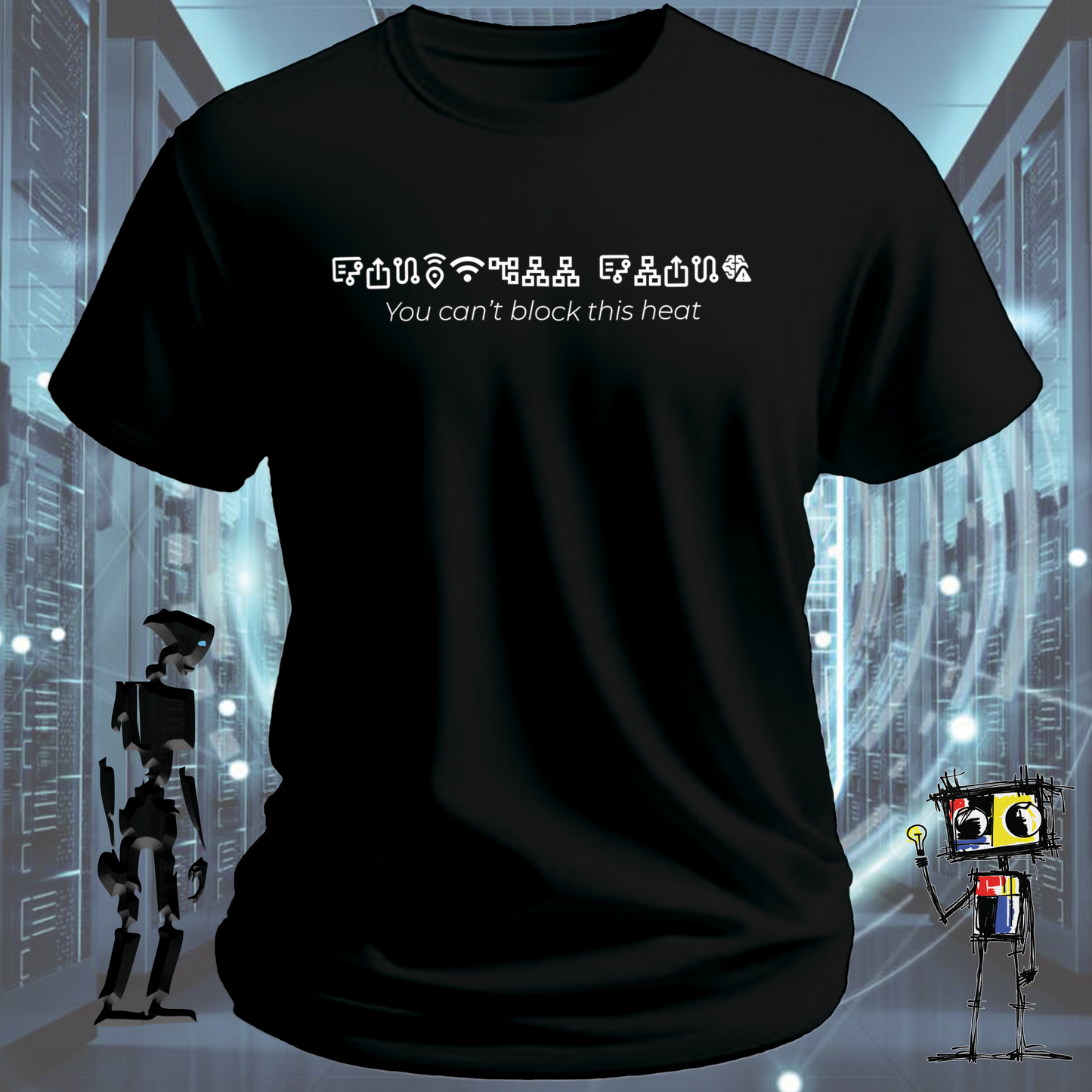 FIREWALL FLIRT TG TSHIRT — graphic t-shirt from InkiT Design